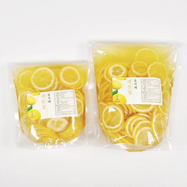 허밍테이블 수제 홈카페 레몬청 자몽청1kg, 2kg