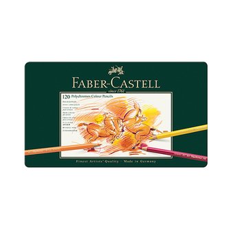 파버카스텔 전문가용 유성 색연필 120색 틴케이스
