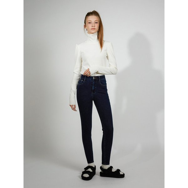 기모ver)SLIM SKINNY PT_DARKINDIGO