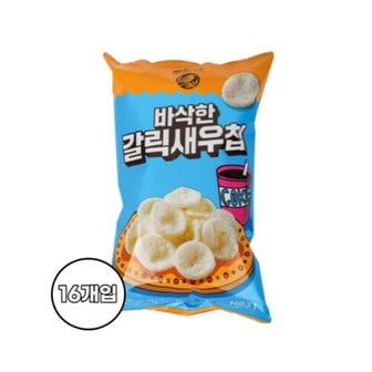  NO브랜드 바삭한 갈릭새우칩 155g x 16개입 구운갈릭 시즈닝