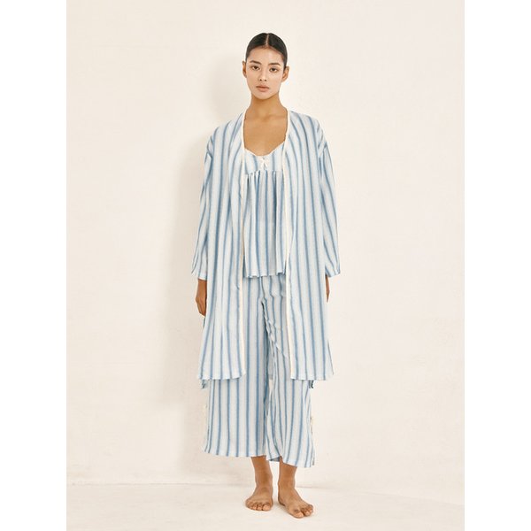 시어서커 스트라이프 파자마 3종 세트