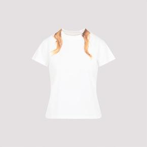 26SS MM6 메종마르지엘라 반팔 티셔츠 S52GC0361M20048101 WHITE DOM
