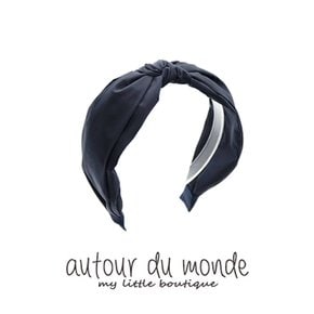 navy simple hairband