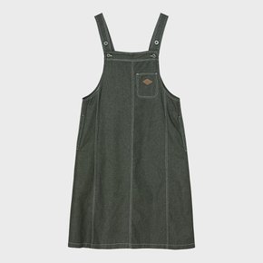 W OVERALL STITCH ONEPIECE [2 COLOR]