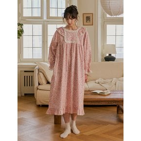 포르티 긴팔 원피스 핑크베이지 (30수)