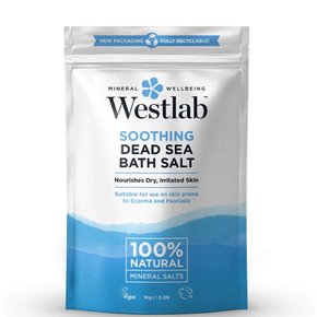 웨스트랩 수딩 데드씨 바스 솔트 사해 입욕 소금 Westlab Dead Sea Salt 1kg 2개