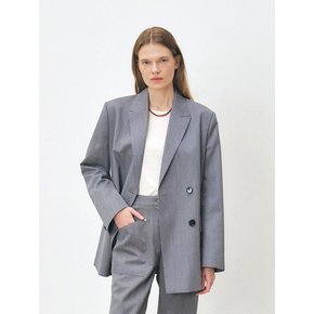 TFS DOUBLE LOOSE FIT BLAZER_GREY