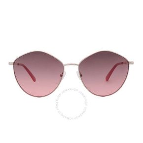 4438148 Calvin Klein Pink Gradient Oval Ladies Sunglasses 73538140