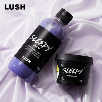 LUSH [신세계 단독][백화점] 슬리피 샤워 젤 260g + 슬리피 보디 로션 95g