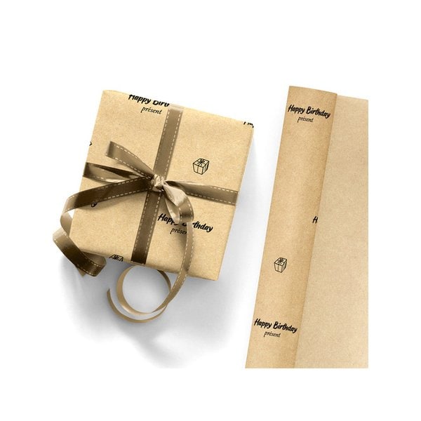 시그니처 포장지_생일축하 (3매)