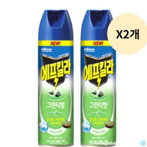 에프킬라 모기약 살충제 그린티향 500ml 2개 X 2세트