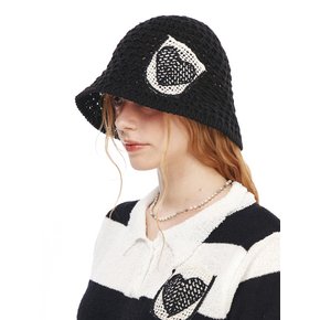 Heart Knit Bucket