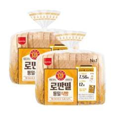 [오티삼립]로만밀 통밀식빵 420g 2봉