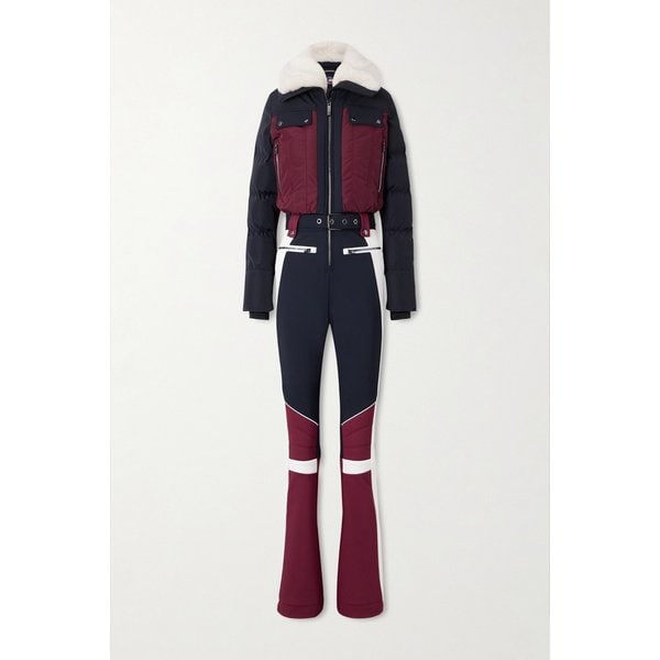 퓨잡 카레이 벨티드 플러시 트림 패딩 스키 수트 46376663162956733