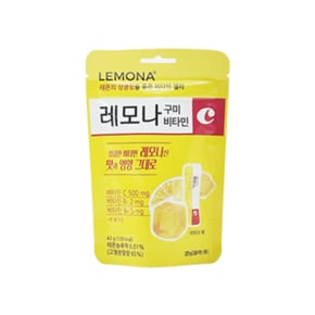 레모나 구미 씹어먹는 비타민C 비타민B 젤리 아이 어린이 간식 43g 1개 TB