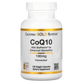 코큐텐 바이오페린,흑후추추출물 함유 CoQ10 100mg 150베지캡슐