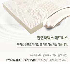 레스트 그린 천연라텍스 매트리스 A1 14cm 킹