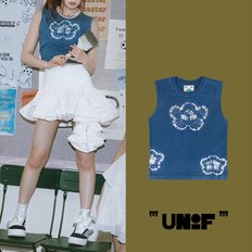 UNiF 유니프 라피스 타이다이 민소매 탱크 탑