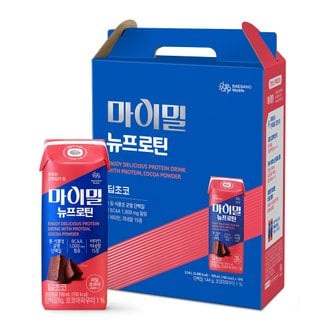 대상웰라이프 마이밀 마시는 뉴프로틴 딥초코 190ml (16팩)