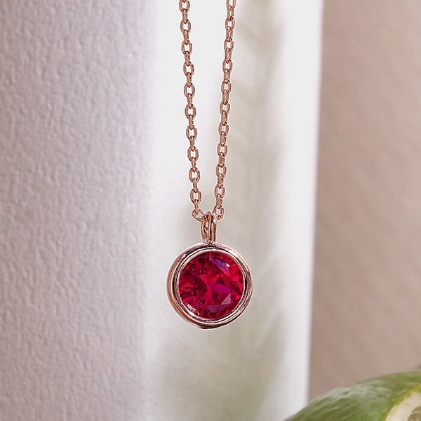 베리 루비 목걸이 NA0572