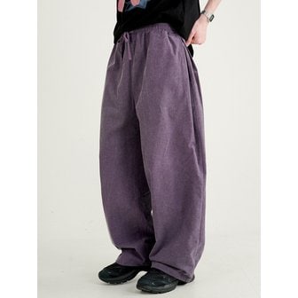 더블유브이프로젝트 턴 다잉 라이크린넨 밴딩팬츠 딥퍼플 JNLP7717