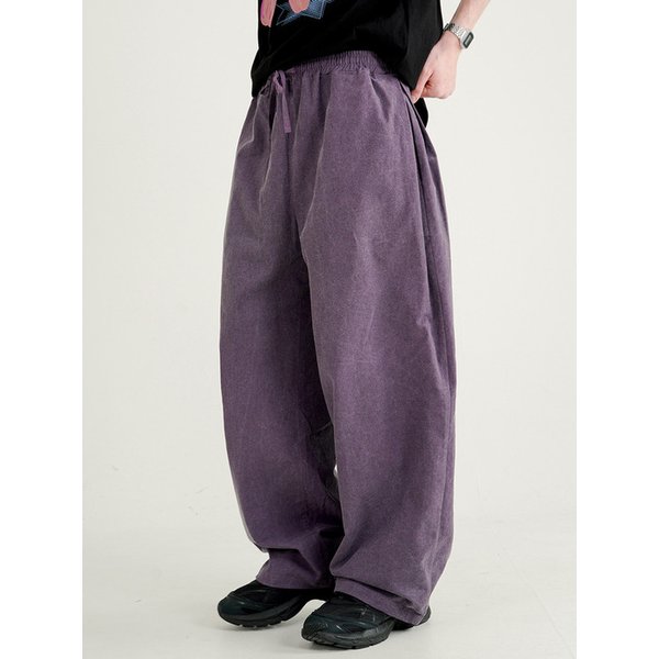 턴 다잉 라이크린넨 밴딩팬츠 딥퍼플 JNLP7717