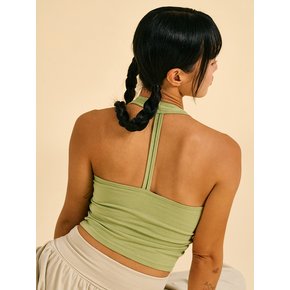 Earthline Crop Tank (Olive)