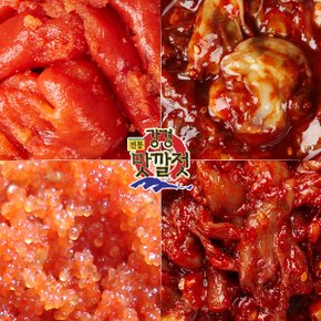 전통 강경맛깔젓 4종모음 10호(명란젓+굴젓+청어알젓+창난젓 각 250g)