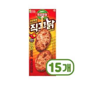 의성마늘직꾸닭 매콤레드 닭꼬치 100g x 15개