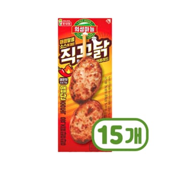  의성마늘직꾸닭 매콤레드 닭꼬치 100g x 15개