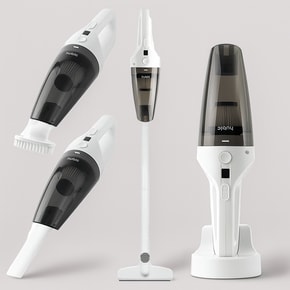 무선 핸디형 미니 소형 원룸 가정용 가벼운 청소기 충전거치대포함 HB-2500W