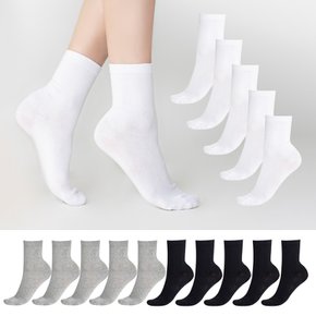 [10SET] 날마다 베이직 코튼 무지 발목양말