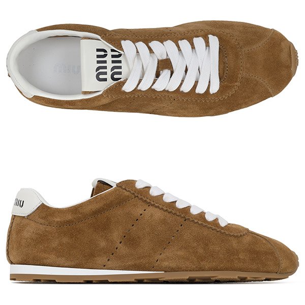 [부산점] 25FW 시나몬 플룸 스웨이드 스니커즈 5E114E 054 F0401