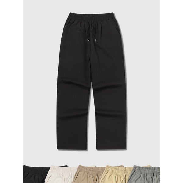 코지 밴딩 와이드 팬츠 - 5 COLOR