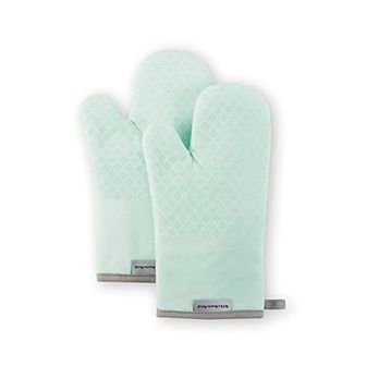  미국 키친에이드 조리도구 KitchenAid Asteroid Oven Mitt Set 7x12.5 Mineral Water Aqua 2 Pie