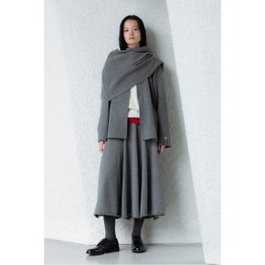 Cashmere Scarf Jacket (Gray)_D5JAW24002GYX