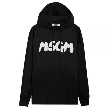 MSGM 엠에스지엠 클라우드 로고 후드 티셔츠 (3341MDM182 227799 99)