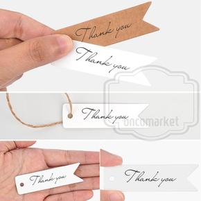 온코 THANKYOU 선물포장 선물용 답례품 포장 스승의날 감사 종이택
