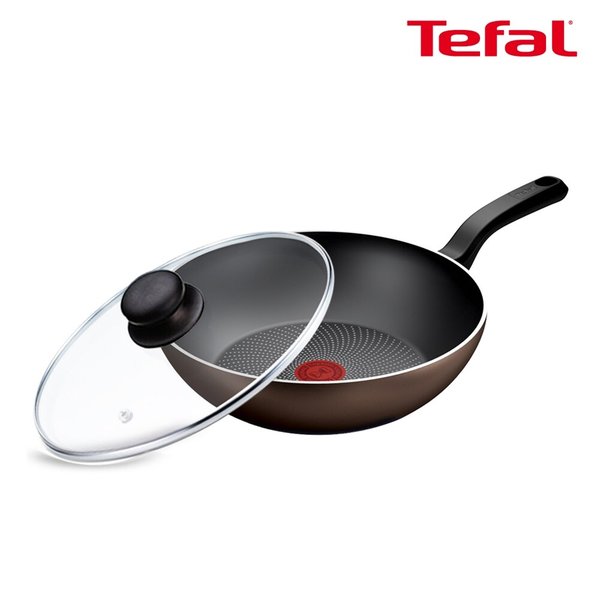 인덕션 라이트쿡 웍 28cm+유리뚜껑 28cm