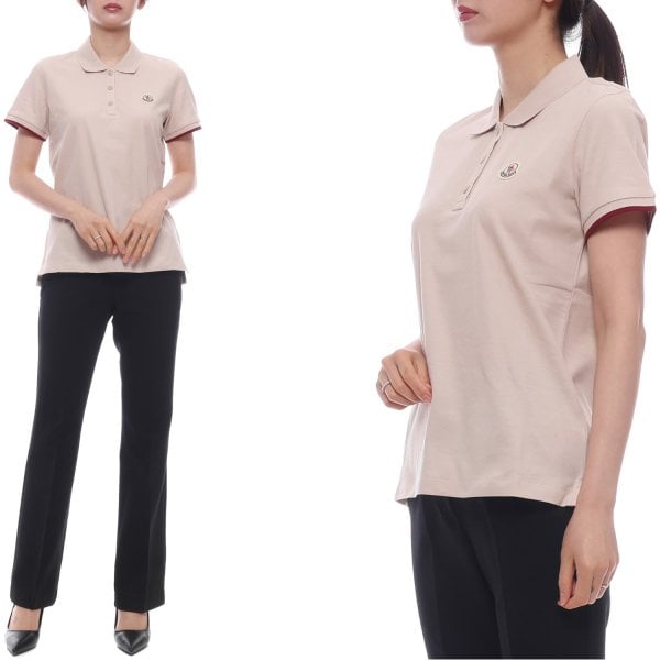 [부산점] 26SS 여성 로고 패치 폴로 반팔티셔츠 (8A00004 84720 224 26S)