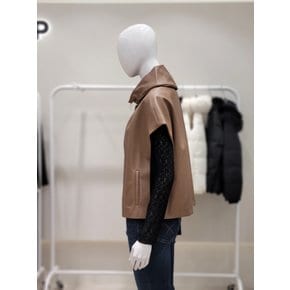 [여주점] 숲  반후드 인조가죽 베스트 SBXLE27