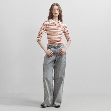 레이브 Vintage Wide Denim Pants in L/Grey VJ5SL403-11