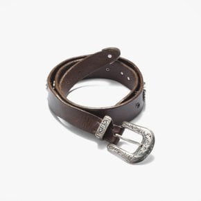 러스트무드[STUDDED LEATHER BELT]/레더 벨트 RUC2M80003