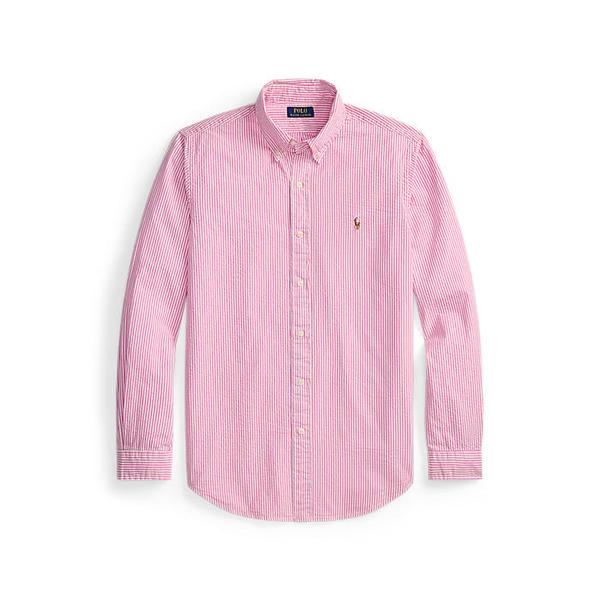 남성 클래식핏 스트라이프 시어서커 셔츠(MNPOWOV16825025650)