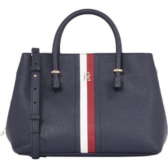  영국 타미힐피거 크로스백 Tommy Hilfiger Womens TH Emblem Satchel Corp Space Blue OS 174839