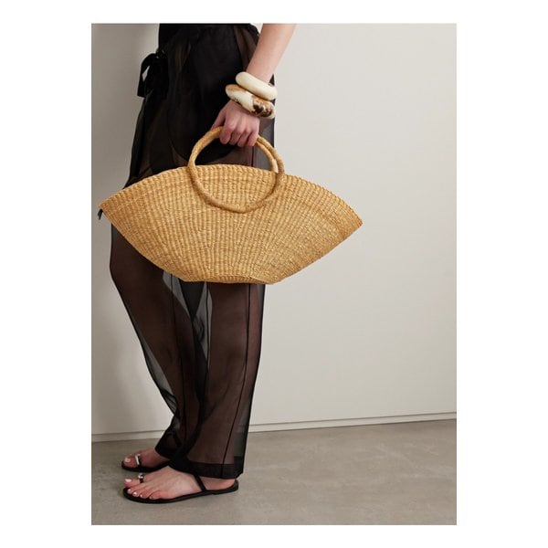 무뉴 루나 우븐 스트로 토트 브라운 46376663162878905