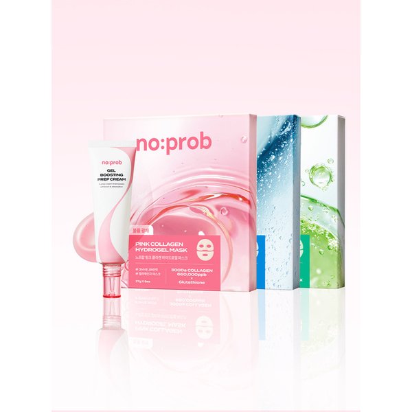 [SET] 노프랍 하이드로겔 마스크(5매)+겔 부스팅 프렙 크림 50ml
