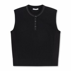 METAL POINT SWEATER VEST_NLWAA24693BKX