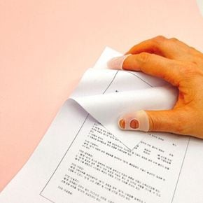 1P 손가락 골무 사무용 문서 고무골무