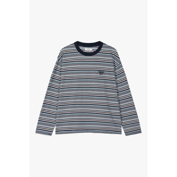 립배색 멀티스트라이프 티셔츠 9196122112056